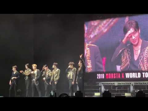 MONSTA X 190713 Berlin (Speaking German & Member Introduction)