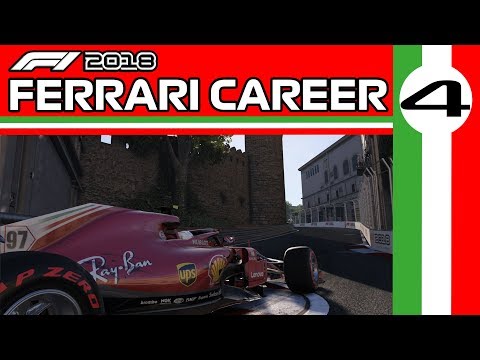 F1 2018 Career Mode Part 4 - WAR BETWEEN FERRARI AND MERCEDES