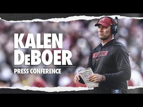 Watch Coach DeBoer's Postgame Press Conference from the Tide's road matchup against South Carolina.