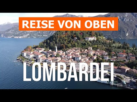 Lombardei von Drohne | Video 4k-Drohne | Luftbildaufnahmen aus Italien, Lombardei