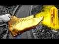 GOLD Cristiano Ronaldo Boots FAKE Spray Painted Nike Mercurial Superfly V Close Ups By IFootballHD