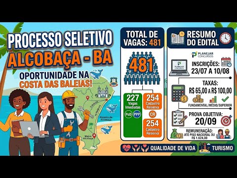 🌊 OPORTUNIDADE EM ALCOBAÇA - BA! - 2026