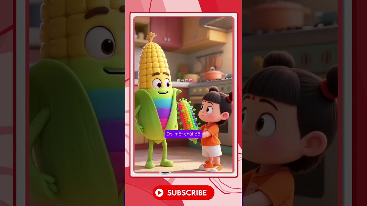 Bắp ngô màu cầu vồng