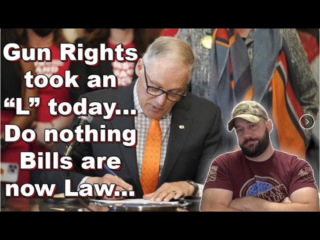 Gun Rights took a hit today as State Governor signs DO NOTHING Bills into Law... Effective July, 1..