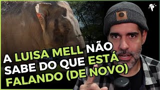Luisa Mell and the Elephant Sandro - She spoke about what she doesn't know again...