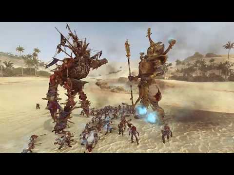Necrofex Colossus VS Hierotitan | Total War: Warhammer 2