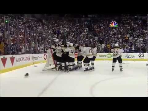 Boston Bruins win Cup, final 30 seconds 6/15/11