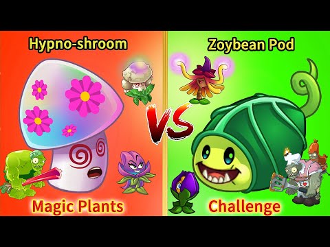 Pvz 2 Discovery - All Magic Plants Challenge - Which Plant 's The Most Powerful ? - Plant Vs Plant