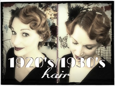 Faux Finger Waving- 1920's/1930's Hair Tutorial