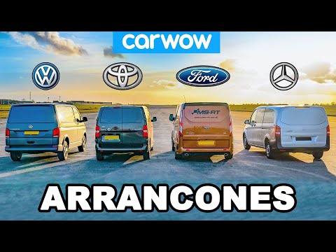VW Transporter vs Ford Transit vs Toyota Proace vs Mercedes Vito: ¡ARRANCONES DE VANS!