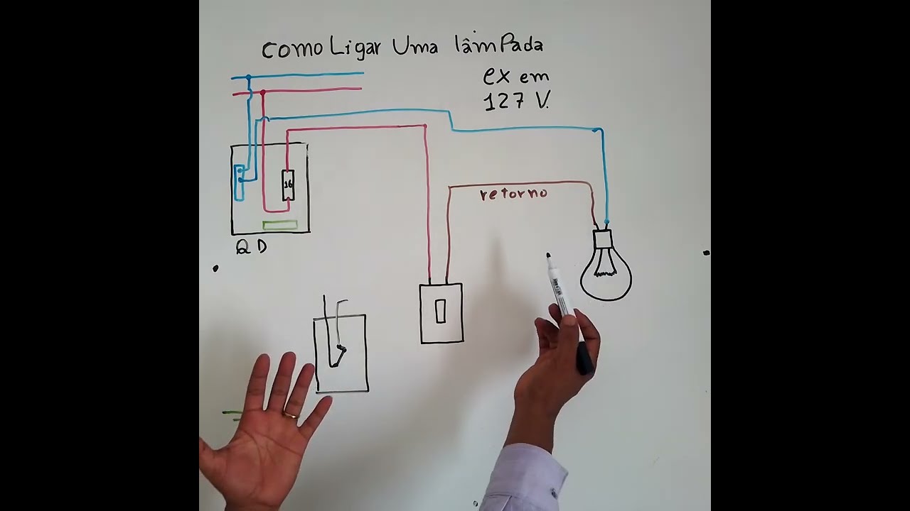 Como Ligar Uma Lâmpada de Modo Simples. Veja ABAIXO NA Descrição...