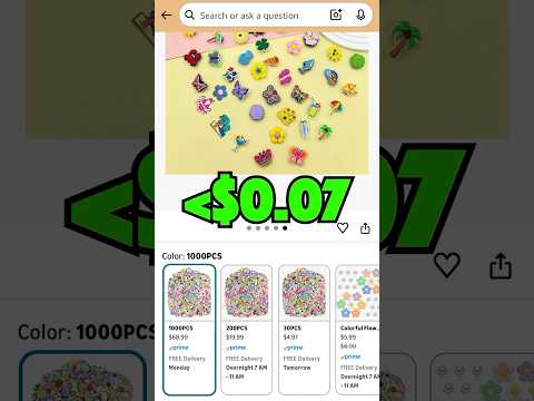 How I Got 1,000 Croc Jibbitz For $0.07 each #crocs #jibbitz