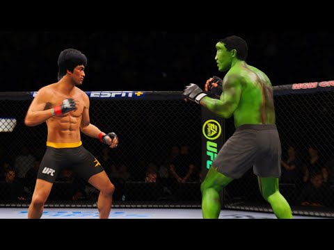 BRUCE LEE VS HULK| UFC 4 PS5 GAMEPLAY