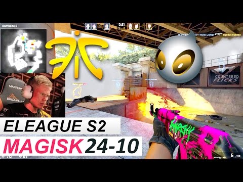 Magisk POV 24-10 vs fnatic (ELEAGUE Season 2)