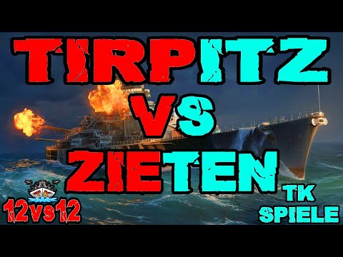 Tirpitz vs. Zieten im 12vs12 *Kradonische Gefechte* ⚓️ in World of Warships 🚢