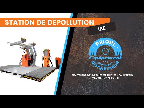 Station de dépollution complète VHU - Iris Mec IBE - Système de récupération et stockage des fluides_4