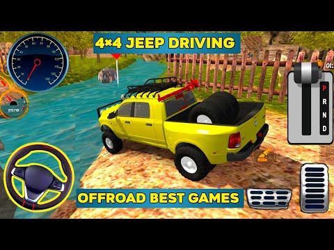 Offroad 4x4 Jeep Driving Simulator Mountain Luxury SUV Prado Driver Android GamePlay #2393