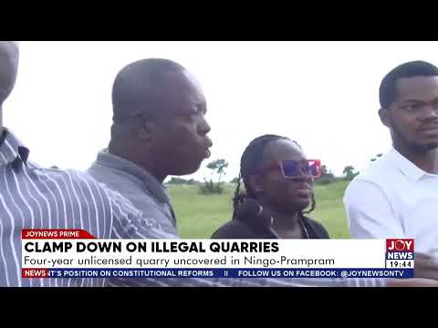 Clamp down on illegal quarries: Four-your unlicensed quarry uncovered in Ningo-Prampram.