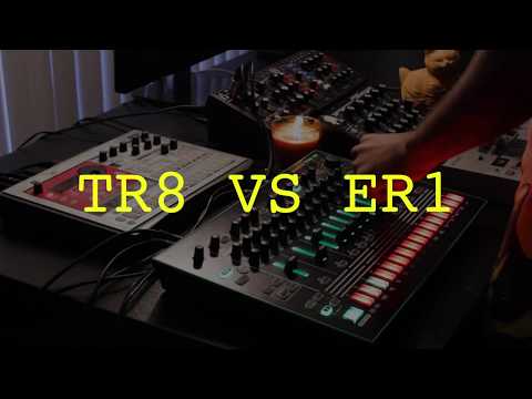 Hear These Drum Machines Talk.. (TR8 vs ER1 #2) + TB-03 and Ableton