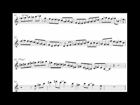 Pat Martino - Solo Transcription "Draw Me Down"