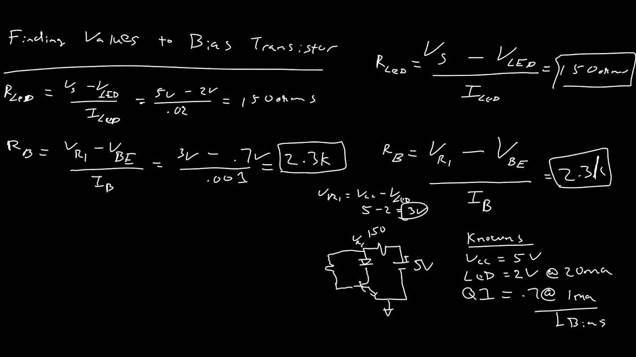 Transistors: Part 2 | Finding Values for Transistor LED Circuit