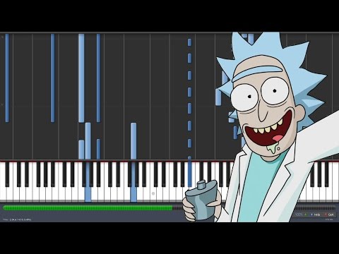 Do You Feel It? - Chaos Chaos - Rick and Morty Ending [Piano Tutorial] (Synthesia)