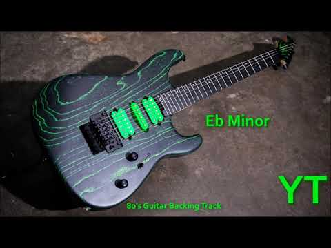 80s Guitar Backing Track Eb Minor