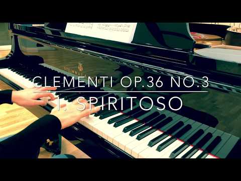 Clementi Sonatina Op.36 No.3, First Movement