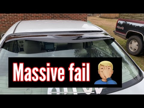 Installing a Roof Spoiler on the CG1 Accord! (Failed Miserably)