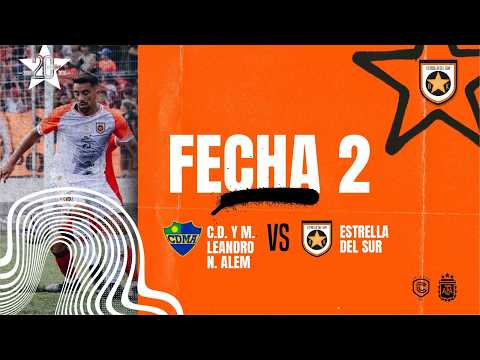 LEANDRO N. ALEM VS ESTRELLA DEL SUR - FECHA 2 - PRIMERA "C" METROPOLITANA - PRIMERA DIVISIÓN