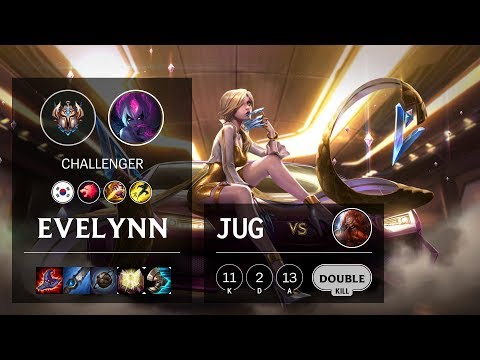 Evelynn Jungle vs Gragas - KR Challenger Patch 10.4