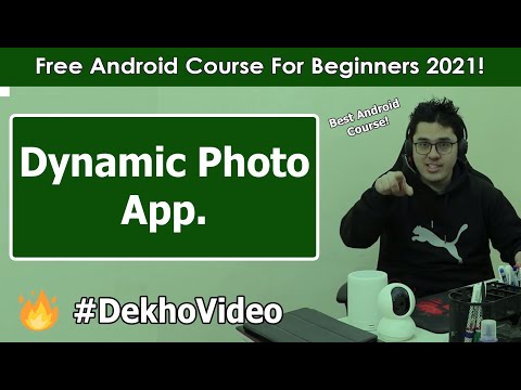 Dynamic Photo Frame Application In Android Exercise 1 Solution | Android Tutorials in Hindi 12