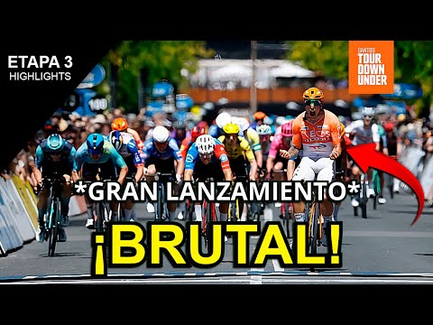 EL INEOS ATACA! 🔥 Tour Down Under 2026 Etapa 3 Highlights