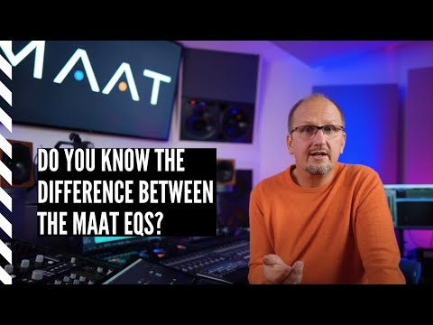 Friedemann explains the differences between MAAT's mastering EQs - thEQblue, thEQorange & thEQred