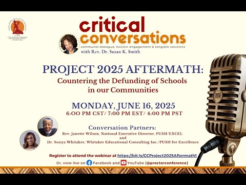 6/16/25 - Project 2025 Aftermath: Countering the Defunding of Schools in our Communities