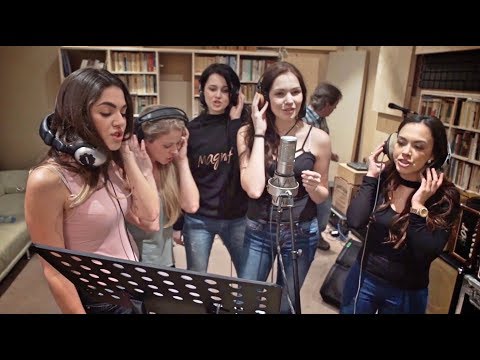 AquaBabes 2017 v nahrávacím studiu