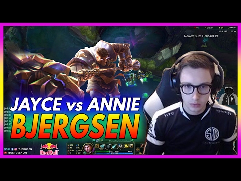 398. Bjergsen Jayce vs Annie Mid - February 11th, 2017 - Patch 7 3 Season 7