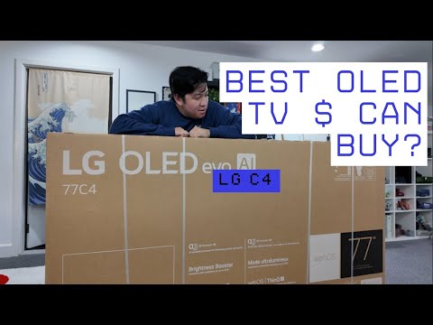 Upgrading to a LG 77-inch OLED TV (LG C4 Unboxing/Setup)