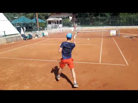 College Tennis Recruiting Video of Simeon Latinchev Fall 2023