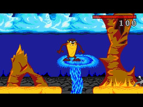 Taz-Mania Longplay (Sega Genesis) [QHD]