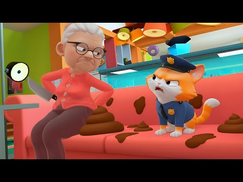 VIREI UM GATINHO POLICIAL E A VOVÓ FEZ COCÔ NO SOFÁ NO I AM CAT - O FILME