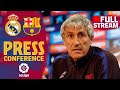 FULL STREAM: Quique Setién’s press conference before El Clásico