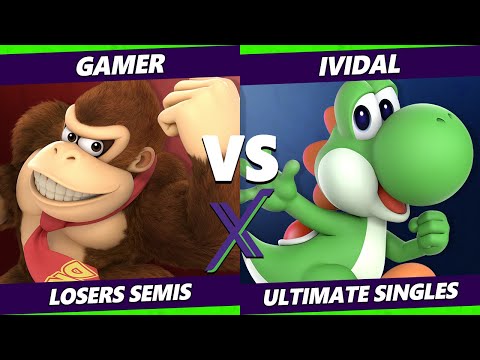 S@X 370 Online Losers Semis - Gamer (DK) Vs. Ividal (Yoshi) Smash Ultimate - SSBU