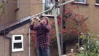 Tower work at GW4BLE with G8DX (GW8DX) & GW0RYT