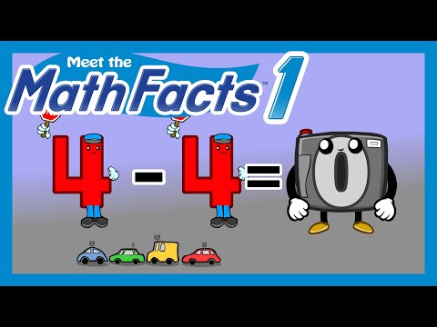 Meet the Math Facts Addition & Subtraction Level 1 - Character Drills