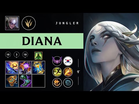 Diana Jungle vs Lee Sin - KR Master Patch 26.02