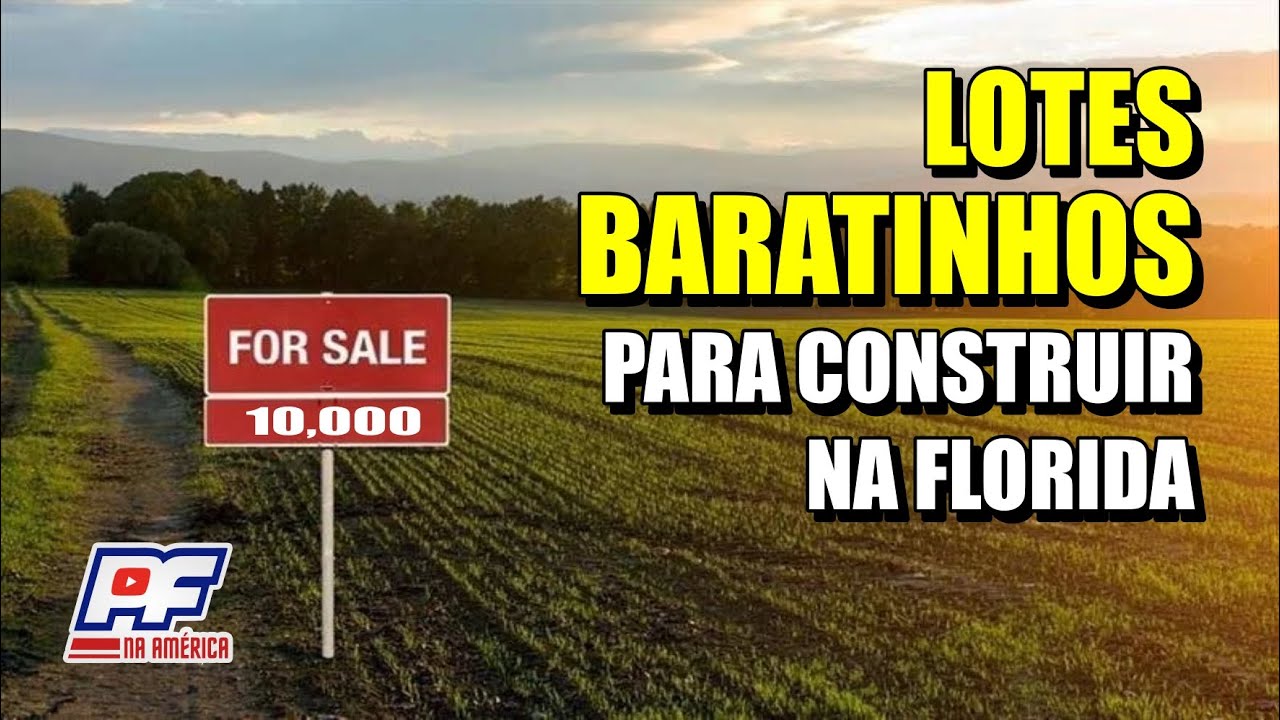 COMPRE LOTES POR $10MIL NA FLORIDA - Terreno nos Estados Unidos