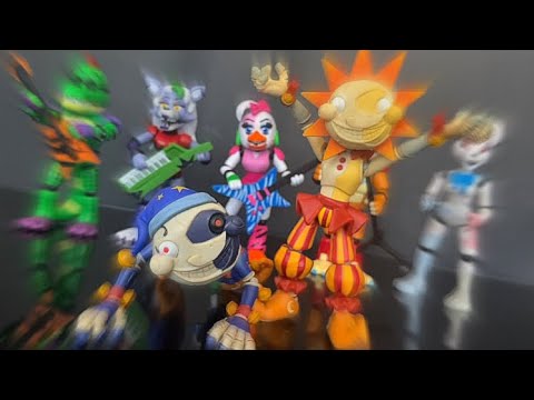 Sun and Moon FNaF Funko action figure unboxing and review!