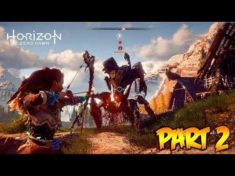 "Horizon Zero Dawn" Part 2 - LEVELING UP EASY & BEST LOOT! (Horizon Zero Dawn Gameplay Walkthrough)