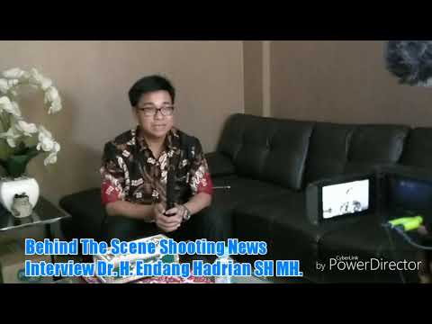 Behind The Scene Shooting News Interview LAWYER DR.H. ENDANG HADRIAN SH. MH.